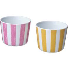 IKEA Koppar & Muggar IKEA Klippakleja Mugg Mönstrad Gul Rosa 24 cl Mugg