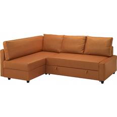 IKEA Hörnbäddsoffa Med Förvaring Faringe Brunorange Soffa