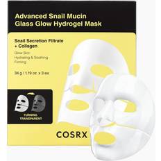 Cosrx Advanced Snail Mucin Glass Glow Hydrogel Mask x3 Transparent