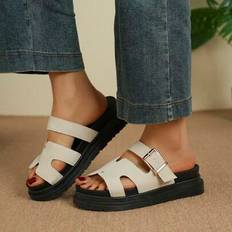 Shein Spring Autumn Fashion Versatile Slip-On Sandals - Women's
