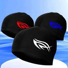 Blue Swim Caps Shein Breathable Elastic Swimming Cap