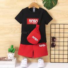 Sportswear Garment Other Sets Shein Young Boy Cute Graphic T-Shirt - Spring/Summer