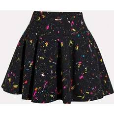 Skirts Shein Tween Girls High Waist Gradient Color Print Fashionable Skirt - Ultra-Soft