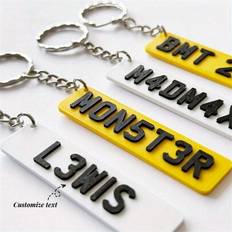 Shein Personalised Acrylic Keyring Custom Name - Licence