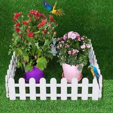 Shein Plastic Fence 3/5/10 Pcs White Picket