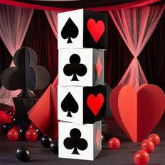 Table Decorations Shein Poker Theme Party Decoration Box 4pcs