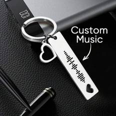 Wallets & Key Holders Shein Custom Music Keychain - Stainless Steel