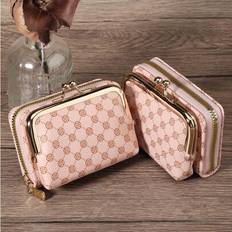 Wallets & Key Holders Shein Women Wallets Short Pu Leather S Zipper & Hasp - Multifunctional