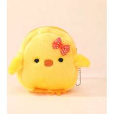 Wallets & Key Holders Shein Cute Little Chick Plush Coin Pouch - Cartoon Animal Shaped