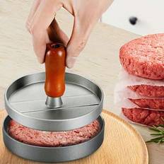 Brown Presses & Mashers Shein Hamburger With 100pcs Hamburger Patty Papers Burger Press
