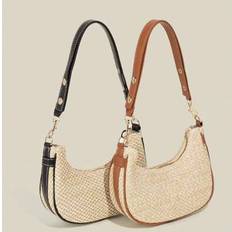Shein Straw Woven Armpit Shoulder Bag - Spring/Summer