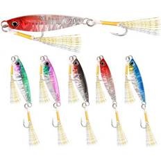 Fishing Equipment Shein Metal Jig Fishing Lure 5pcs 7g 10g 15g 20g 25g 30g
