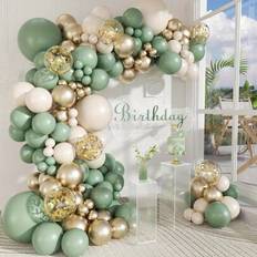 White Balloon Arches Shein Elegant Balloon Arch Kit 112pcs