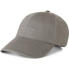 Calvin Klein Unisex Kasketter Calvin Klein Twill Logo Cap - Grå/Mudderfarvet