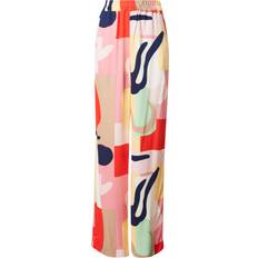 Multifärgade Byxor Nümph Nuulrika Pants - Rosa