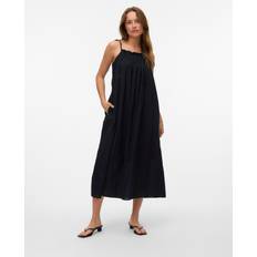 Vero Moda Dame Kjoler Vero Moda Vmroxanne Lang Kjole - Black