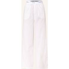 Calvin Klein Dame Nattøj Calvin Klein Cotton Poplin Pyjama Pants - White