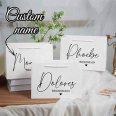 Gift Bags Shein Customized Bridesmaid Groomsman Wedding Gift Bag
