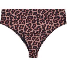Zizzi Badkläder Zizzi Bikinitrosor caAnne Rw Brazillian Aop - Beige
