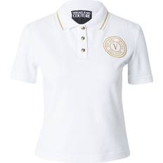 Dam - Guld Pikétröjor Versace Jeans Couture E Oro T-shirts & Polos - White