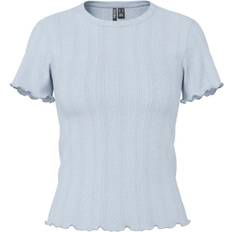 Cashmere - Dame Skjorter Pieces Dame Top PCMarie - Cashmere Blue