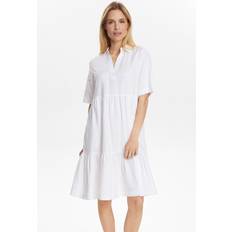 Nümph Dame Kjoler Nümph Nuyngva SS Dress - Bright White