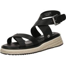Pepe Jeans Sko Pepe Jeans Sandaler Med Rem Kate Nature - Sort