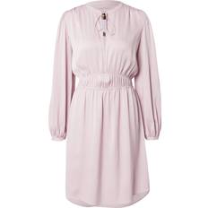 BOSS Crinkle-Satin Mini Dress - Light Purple