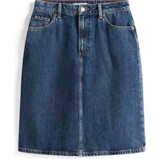 Tommy Hilfiger Nederdele Tommy Hilfiger Dnm Dee Straight Knee Rw Skirt - Blue Denim