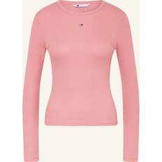 Damen Hemden Tommy Jeans Essential Langarmshirt - Rosa