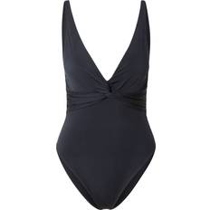 & Other Stories Swimsuits & Other Stories Plunge Swimsuit With Twist Front And Removeable Straps Black