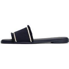 Tommy Hilfiger Woman Slides Tommy Hilfiger Frayed Canvas Sandals