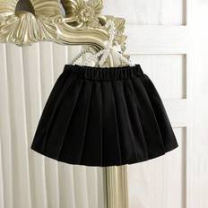 0-1M/1-3M/12-18M/18-24M/3-6M/6-9M/9-12M Skirts Shein Pleated Midi Skirt - Spring/Autumn