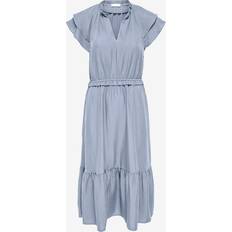 Trekvartlange ærmer Kjoler JDY train Frill Midi Dress - Blue