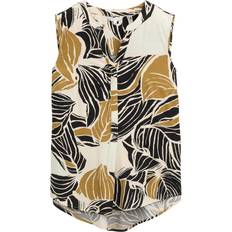 Tom Tailor Dame Bluser Tom Tailor Bluse Nude - Oliven/Sort