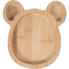 Bamboo Serving Platters & Trays OHS Personalised Bamboo Bear Shaped Serving Tray 3pcs