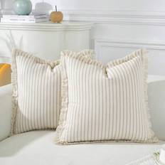 Cushion Covers Shein Farmhouse Style Fringe Decorative Throw Pillow 1pc Cushion Cover