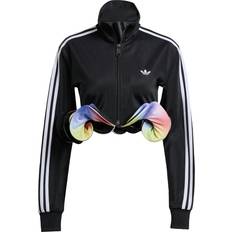 Silke Overtøj adidas Overgangsjakke x Jeremy Scott - Black/Gammelrosa/Sort/Hvid