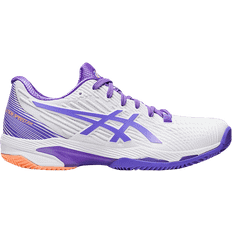 Dam - Polyuretan Racketsportskor Asics Solution Speed FF 2 Clay W - White/Amethyst