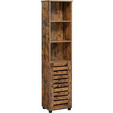 Bathroom Furniture Vasagle Bathroom Cabinet with 3 Open Compartments