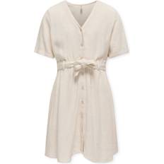 Vestidos Kids Only Vestido KOGSiesta - Beige Moteado
