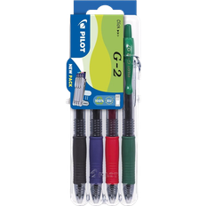 Pilot G2 Set2Go Gel Rollerball Pens 0.7mm 4-pack