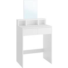 White Dressing Tables Vasagle RDT103W01 White Dressing Table 40x60cm