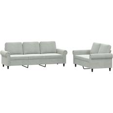 vidaXL Set With Cushions Sofa 212cm 2stk 2 personers, 3 personers