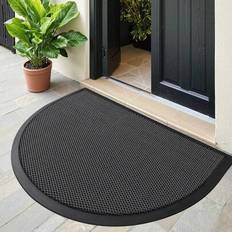 Shein PVC Rubber Doormat With Elastic Mesh 1PC Grey