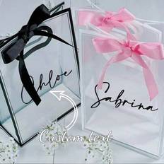 Shein Customizable Transparent Letter Gift Bags