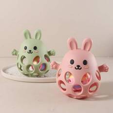 Shein Baby Teething Toys Silicone Rabbit Teether