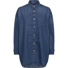 Polo Ralph Lauren Bluser Polo Ralph Lauren Oversize Denim Shirt - Blue Denim