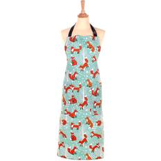 Ulster Weavers Foraging Fox Apron Blue, Orange (95x70cm)