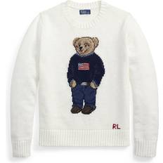 Polo Ralph Lauren Bear Sweater Women - White